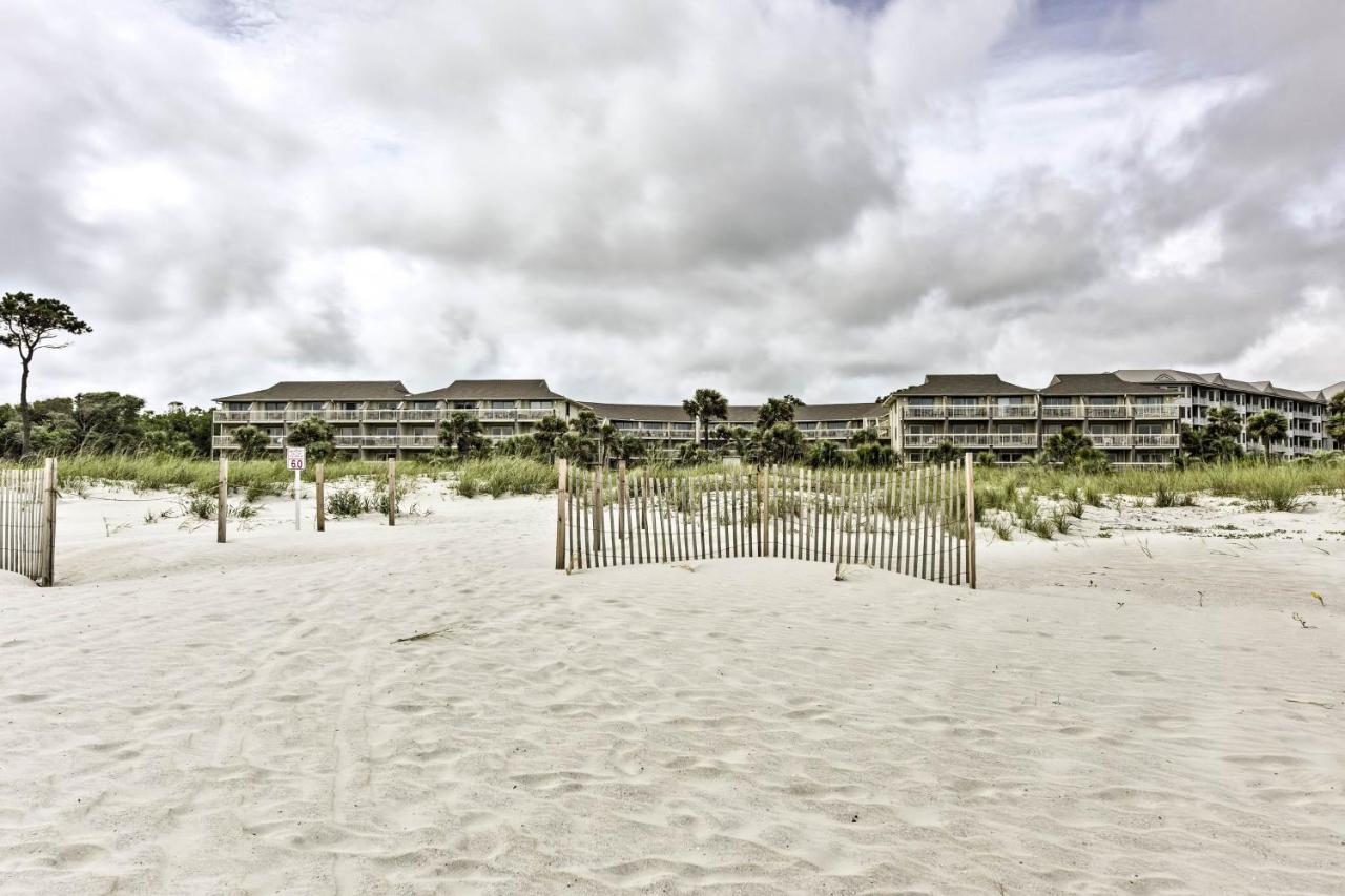 Walk To Beach Resort Condo In Hilton Head! هيلتون رئيس جزيرة المظهر الخارجي الصورة